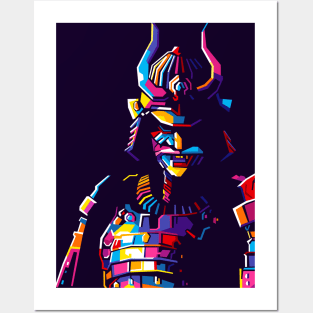 Samurai - WPAP Posters and Art